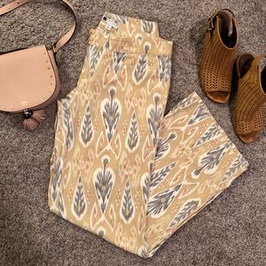 Carole Little Linen Blend Wide Leg Trouser